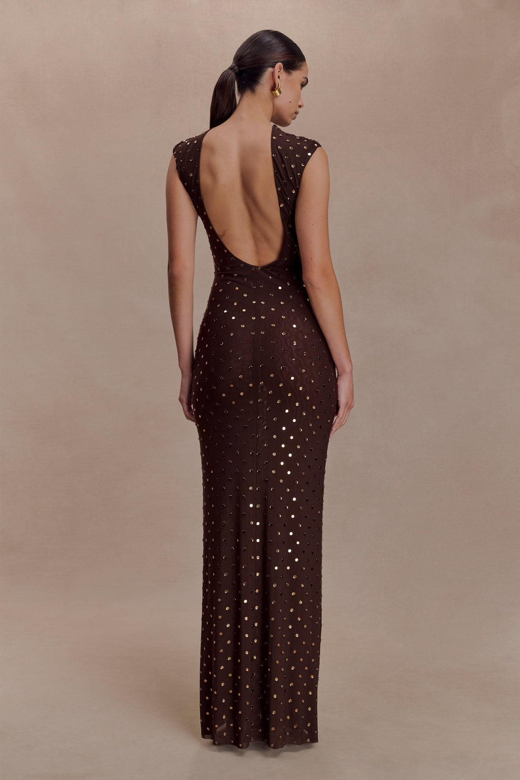 Samara Sleeveless Diamante Maxi Dress in Black – Chic&Drifts
