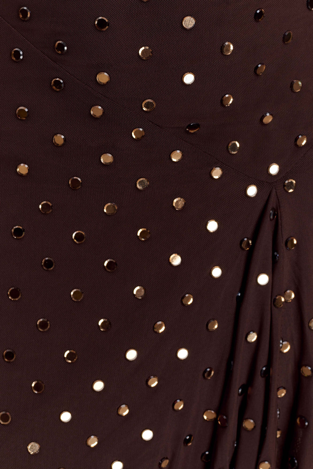 Zahra Diamante Cowl Mini Dress in Chocolate – Chic&Drifts