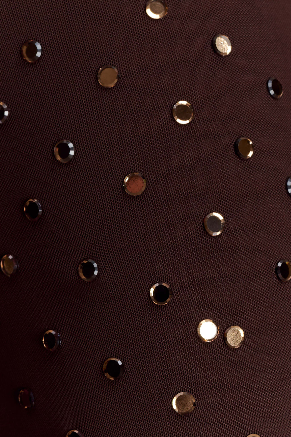 Jackie Diamante Straight Leg Trousers - Chocolate