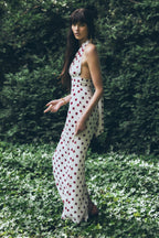 Nadine Halter Chiffon Maxi Dress in Blue – Chic&Drifts