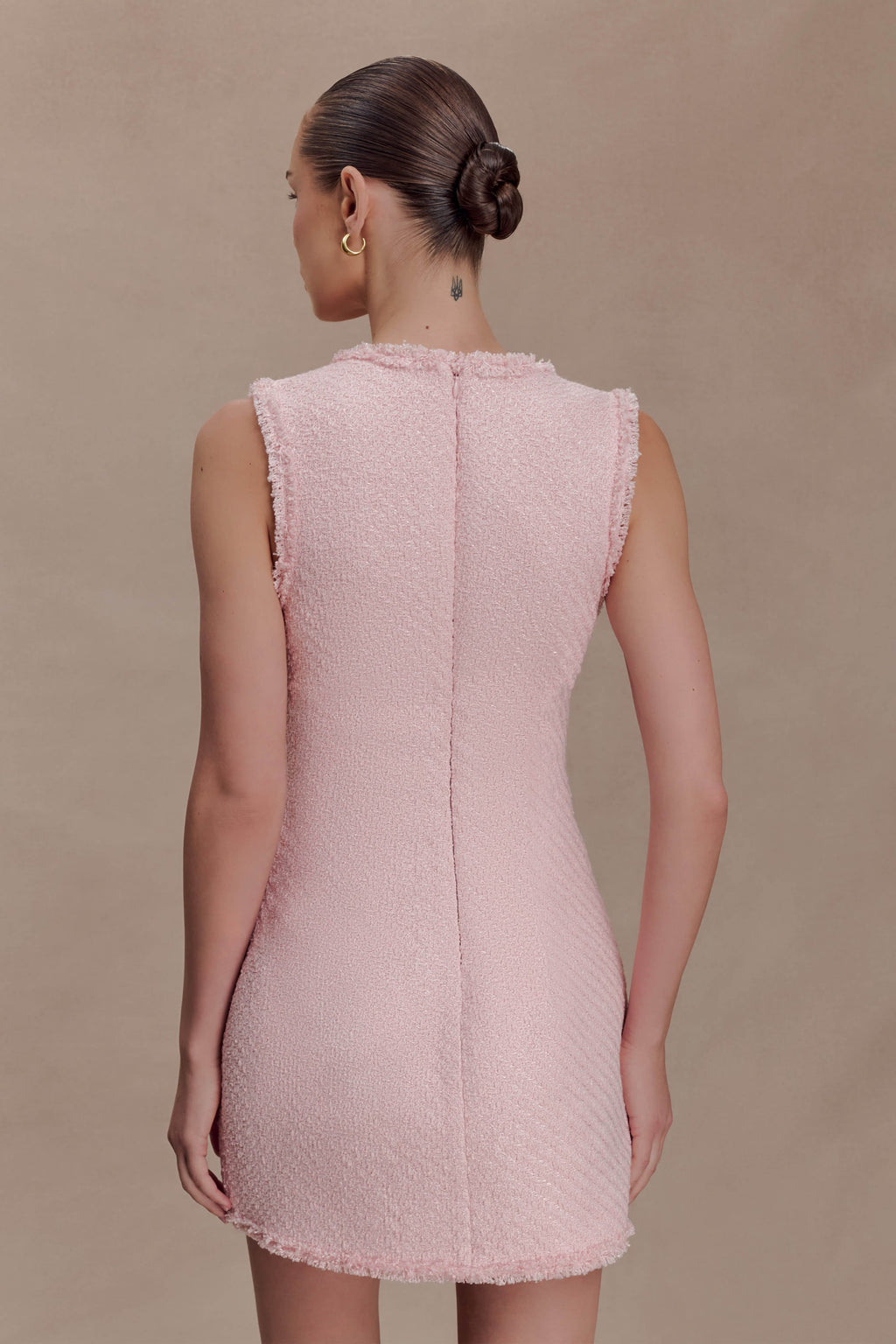Lea Tweed Sleeveless Mini Dress