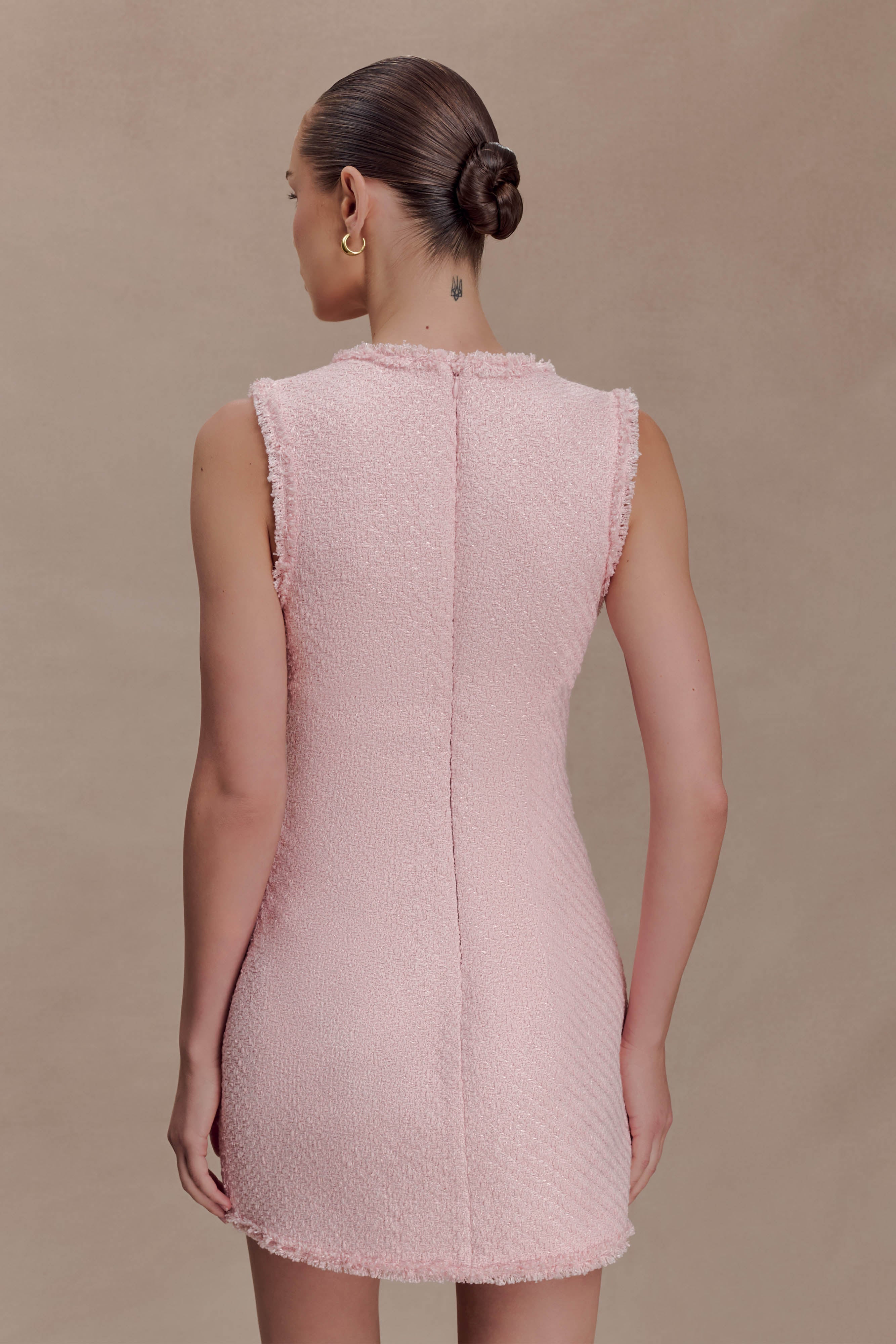 Lea Tweed Sleeveless Mini Dress
