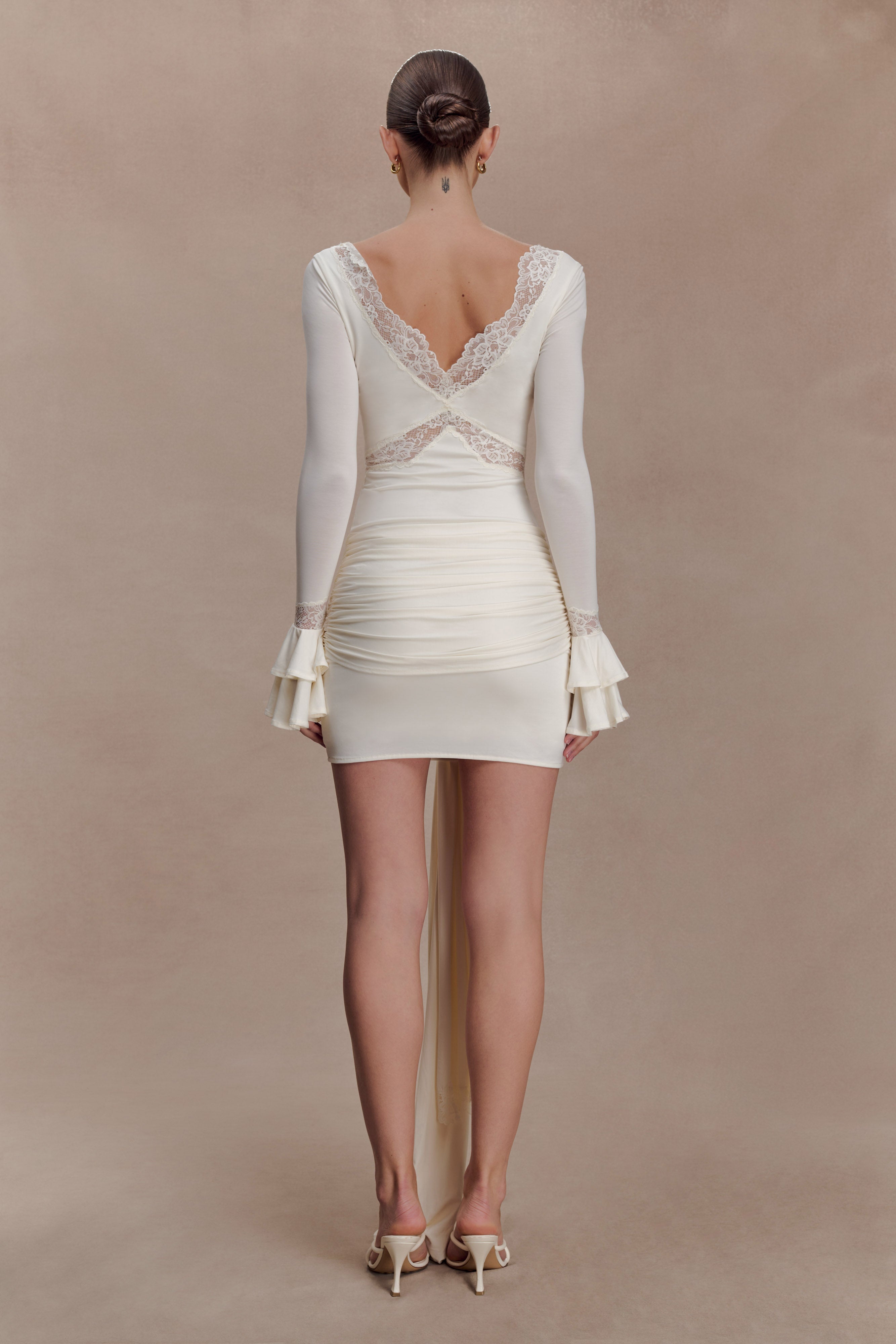 Electra Slinky Lace Mini Dress