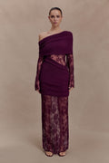 Luxie Lace Knit Maxi Dress