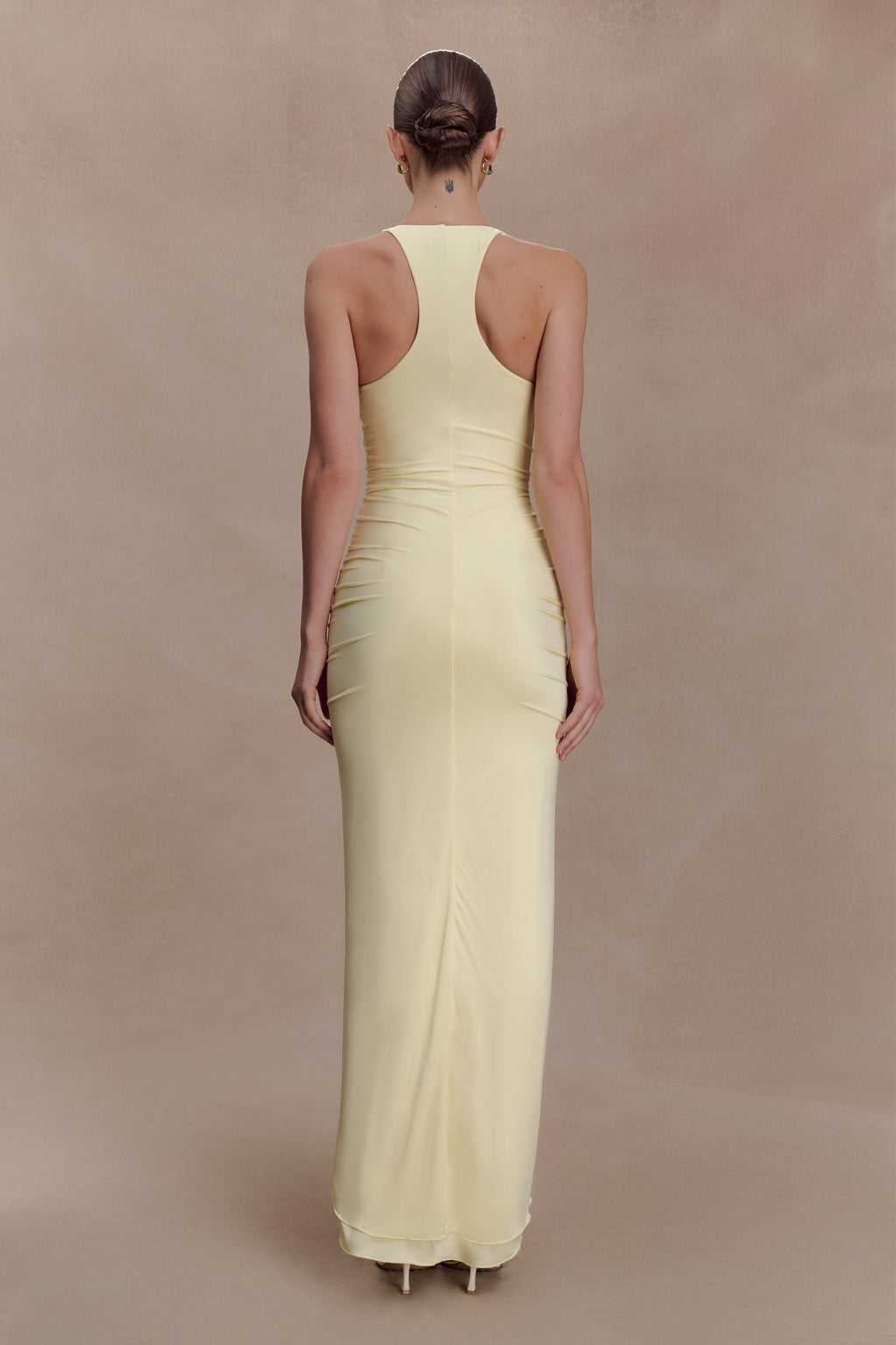 Alessandra Slinky Ruffle Maxi Dress