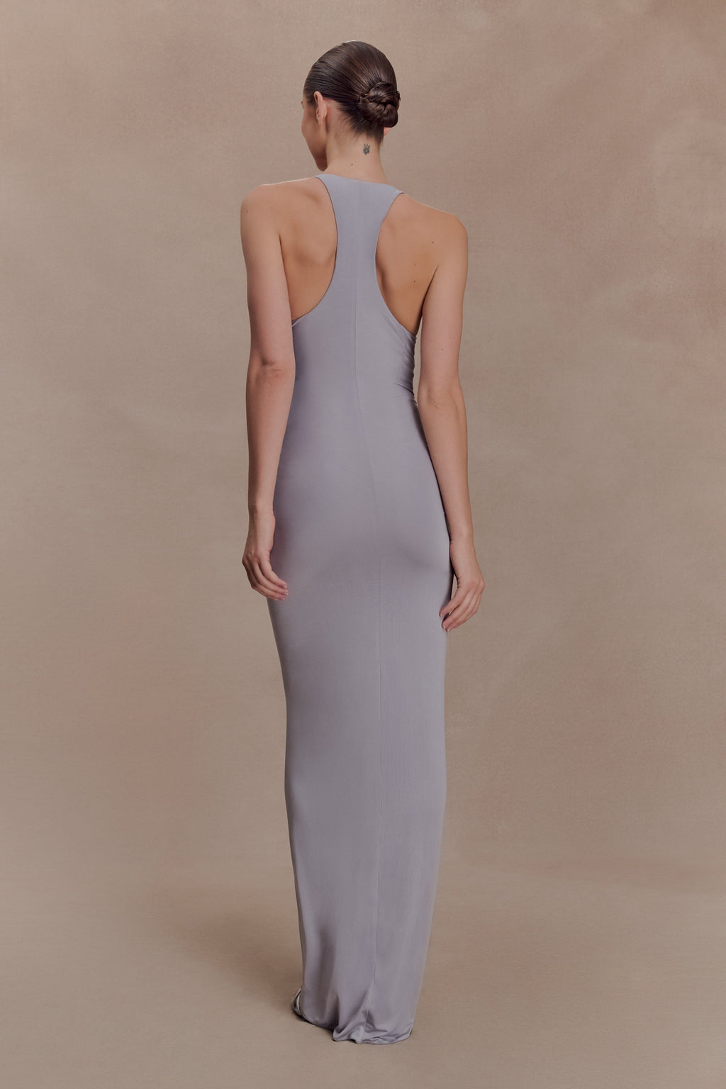 Alessandra Slinky Ruffle Maxi Dress