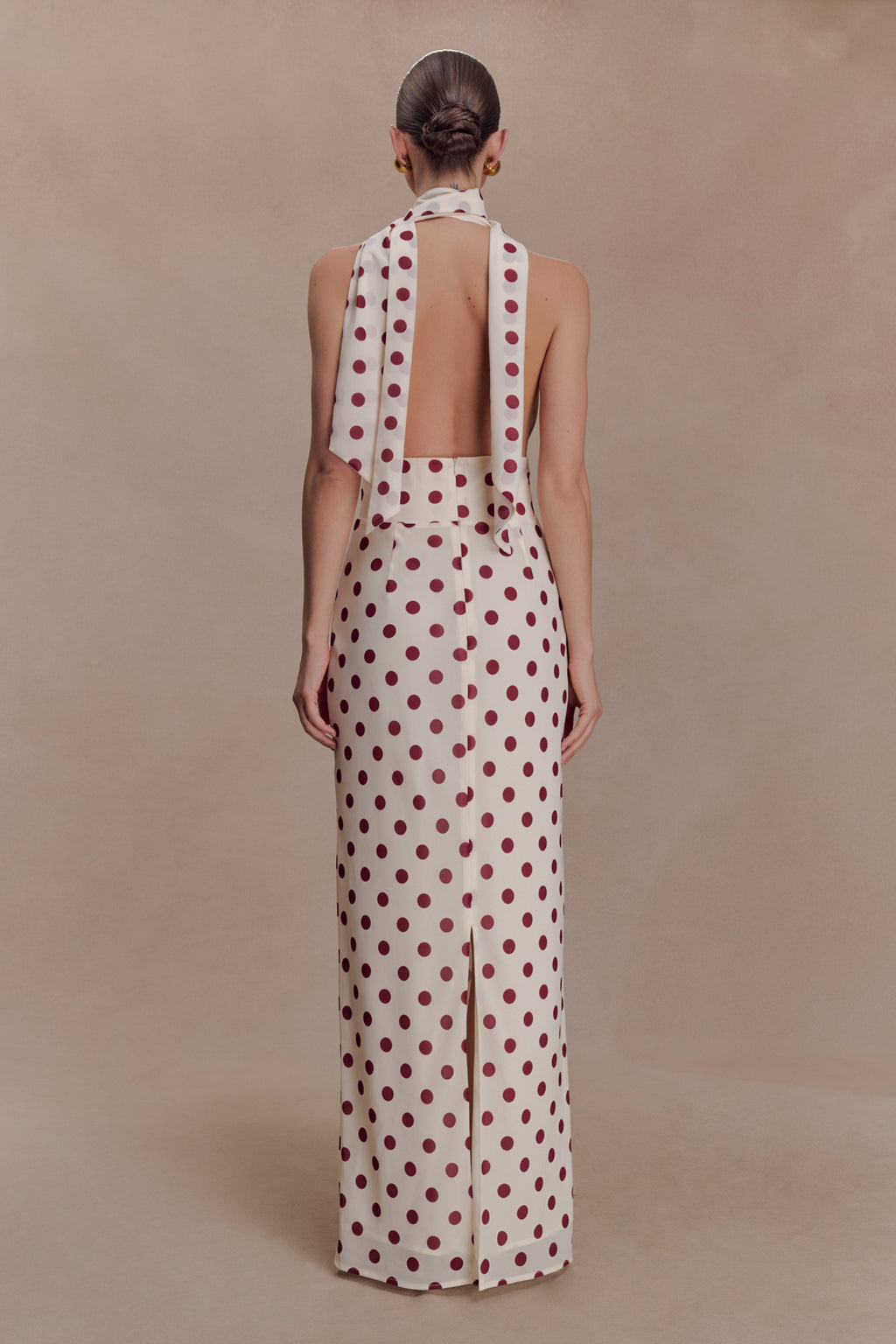 Nadine Halter Chiffon Maxi Dress