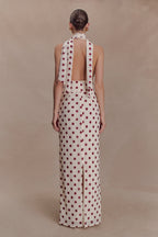 Nadine Halter Chiffon Maxi Dress in Blue – Chic&Drifts