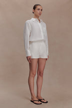 Campbell Cotton Oversized Shirt in White – Chic&Drifts