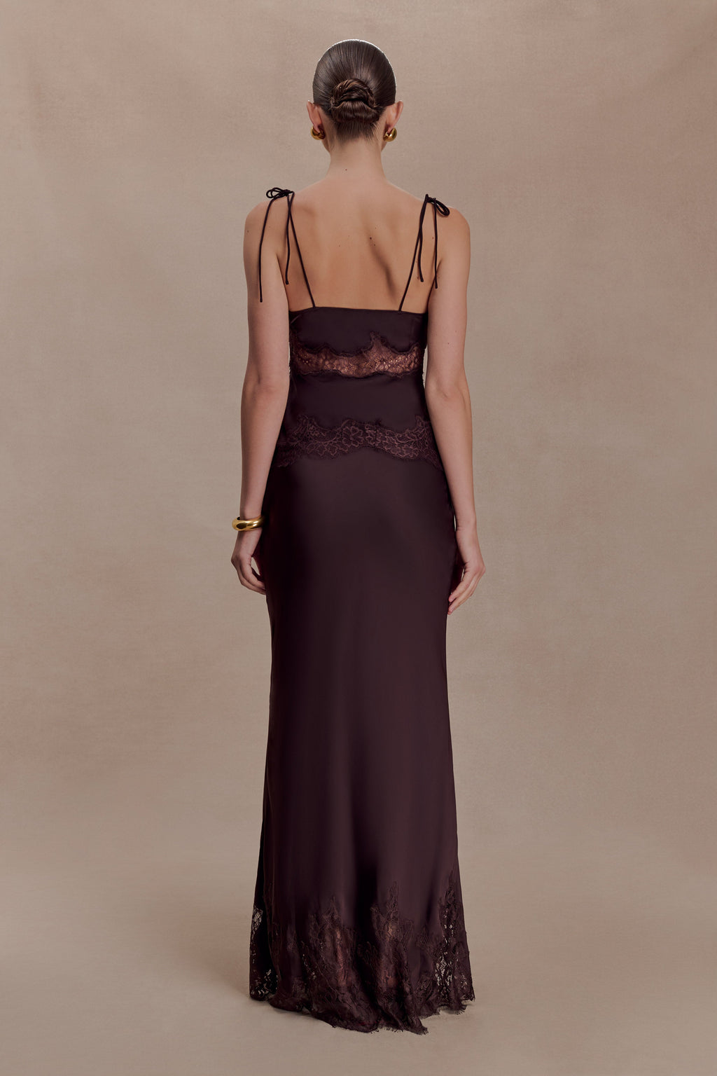 Nina Satin And Lace Camisole in Black/Ivory – Chic&Drifts