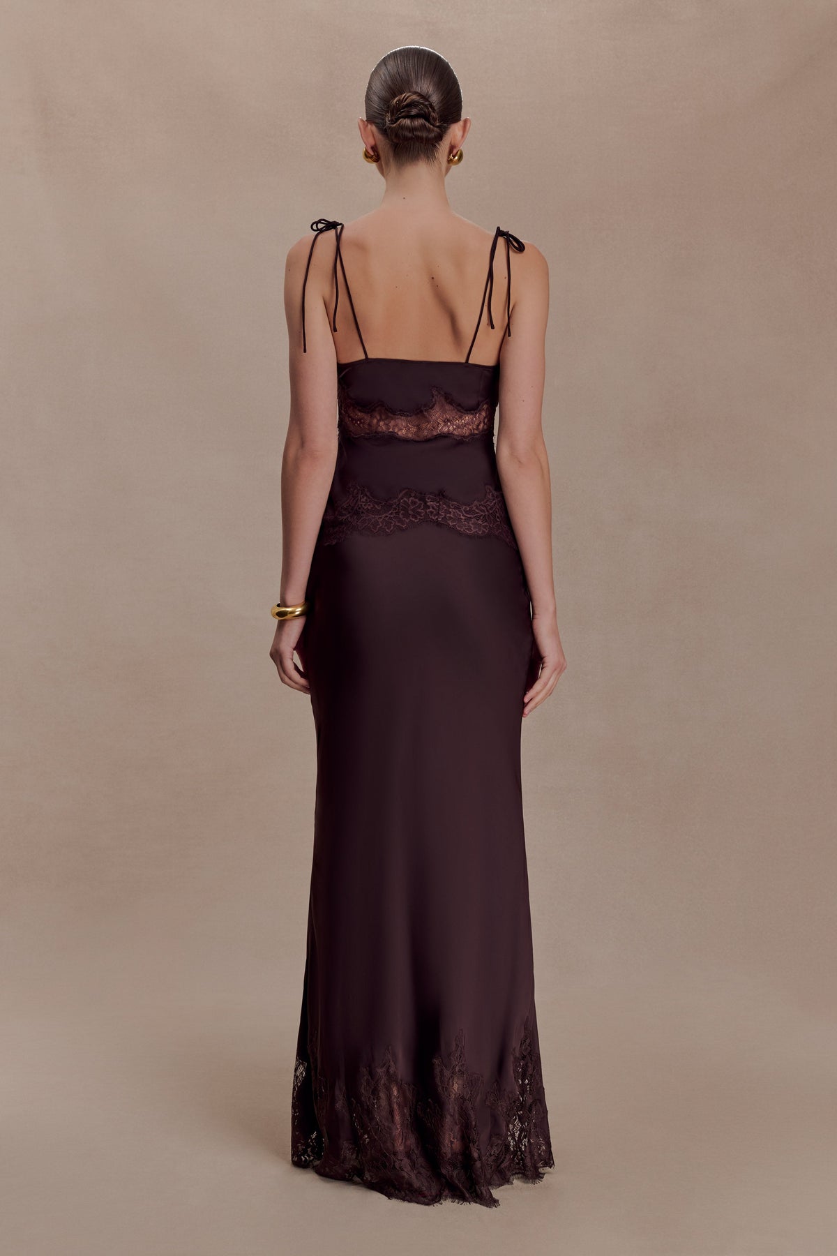 Nina Satin And Lace Camisole in Black/Ivory – Chic&Drifts