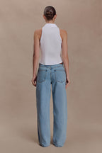 Scout Sleeveless Linen Shirt in White – Chic&Drifts