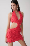 Jaylene Floral Crochet Mini Dress