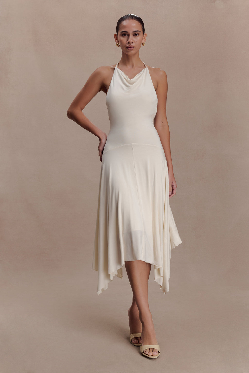 Sylvie Modal Hankie Midi Dress