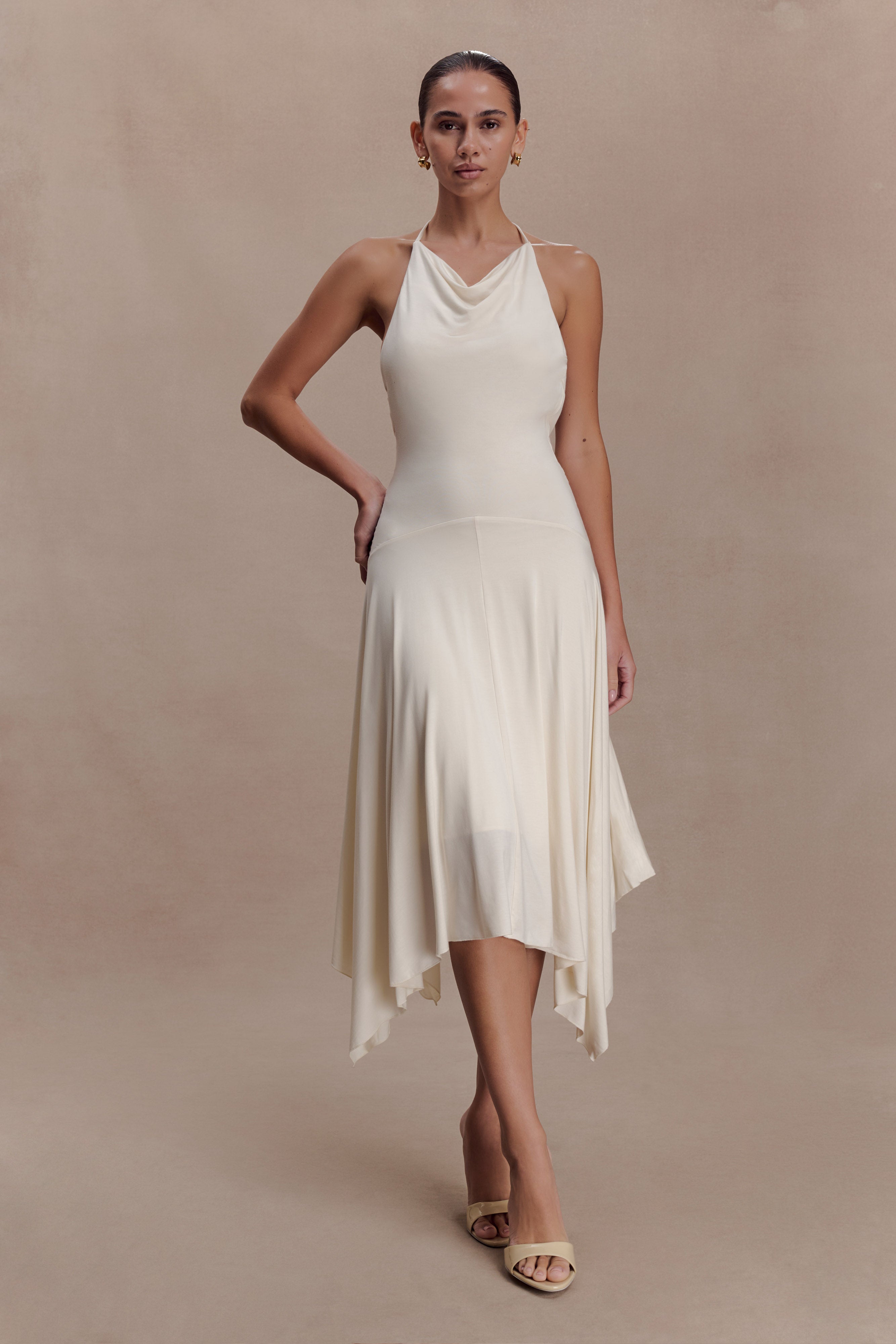 Sylvie Modal Hankie Midi Dress
