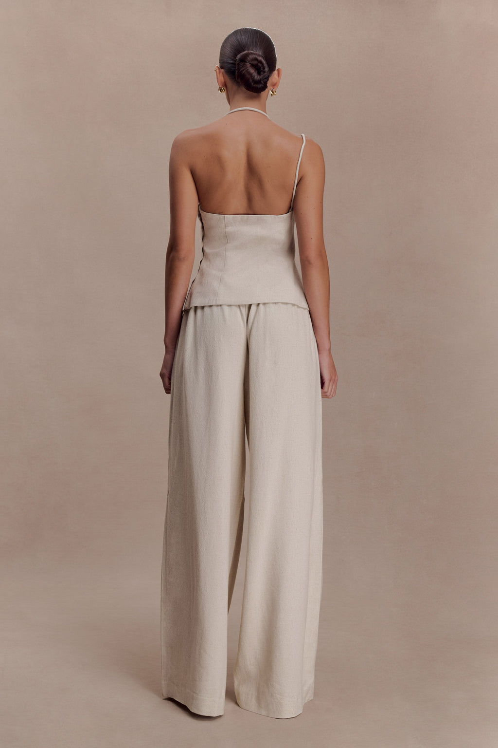Gabby Straight Leg Linen Trousers in Natural – Chic&Drifts