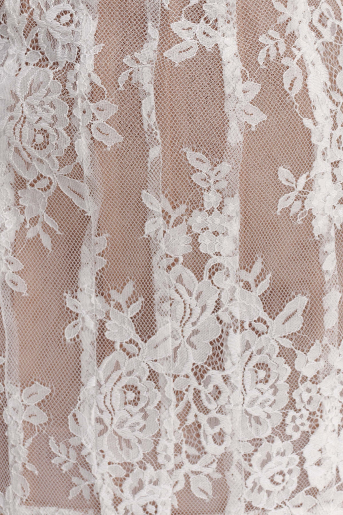 Zoey Lace Corset Mini Dress in Ivory – Chic&Drifts