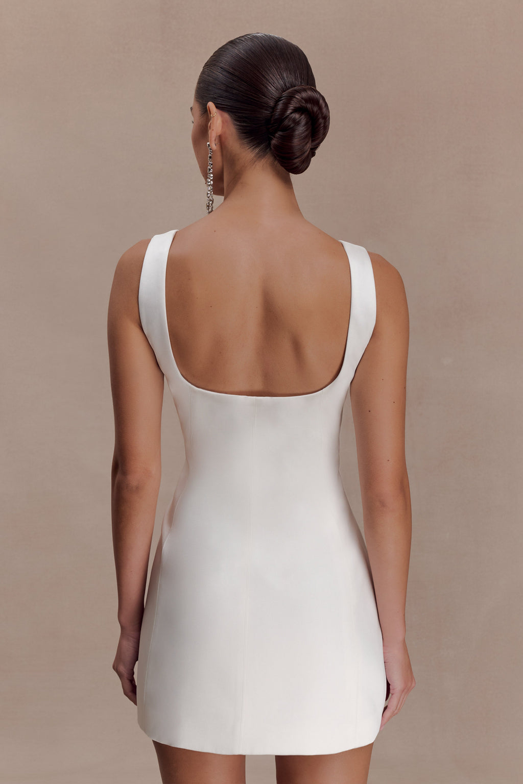 Beth Satin Mini Dress