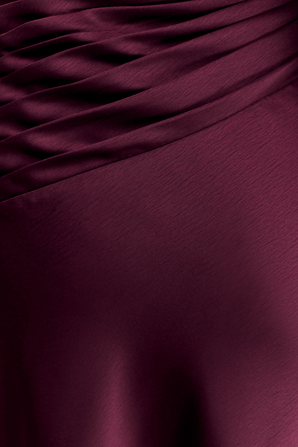 Lyla Asymmetrical Satin Maxi Dress