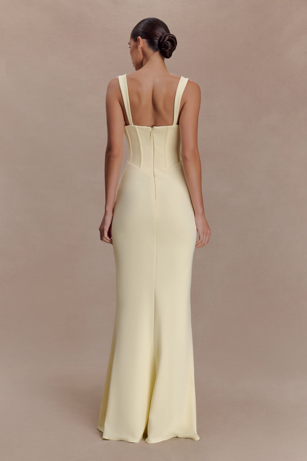 Luella Crepe Corset Maxi Dress in Cornflower Blue – Chic&Drifts