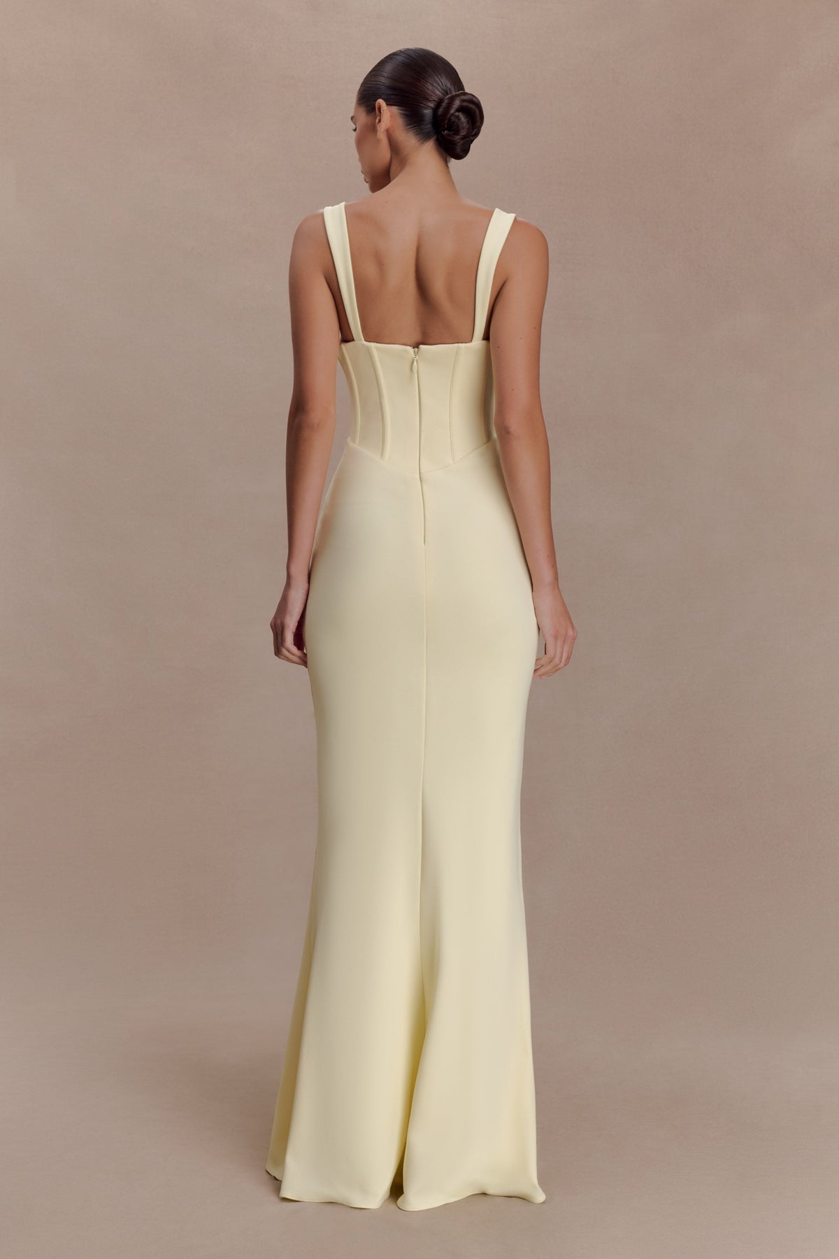 Luella Crepe Corset Maxi Dress in Cornflower Blue – Chic&Drifts