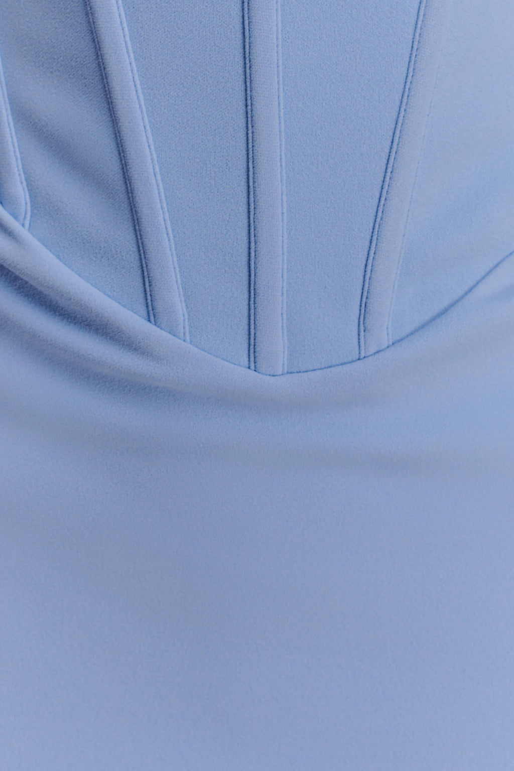 Luella Crepe Corset Maxi Dress in Cornflower Blue – Chic&Drifts