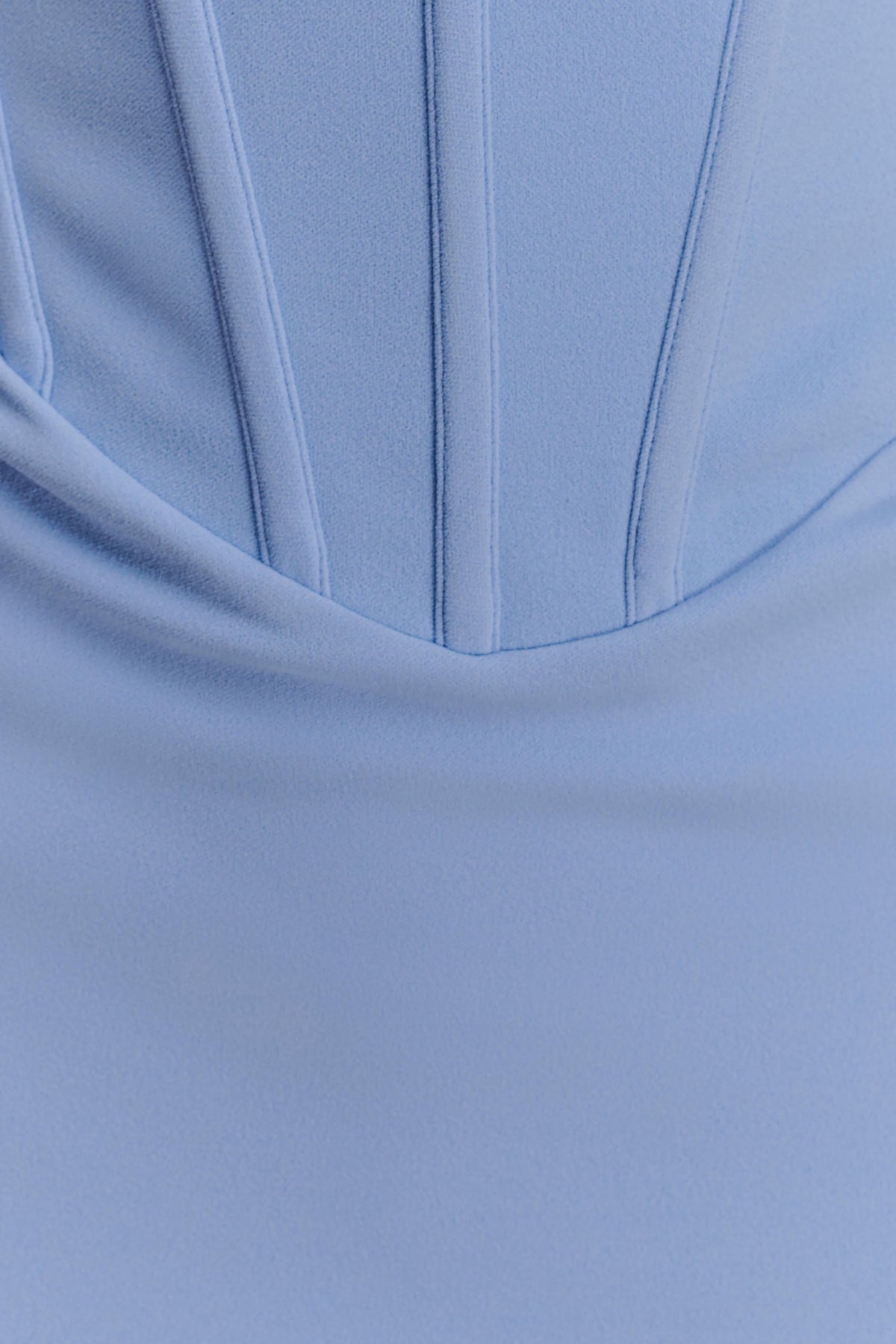 Luella Crepe Corset Maxi Dress in Cornflower Blue – Chic&Drifts