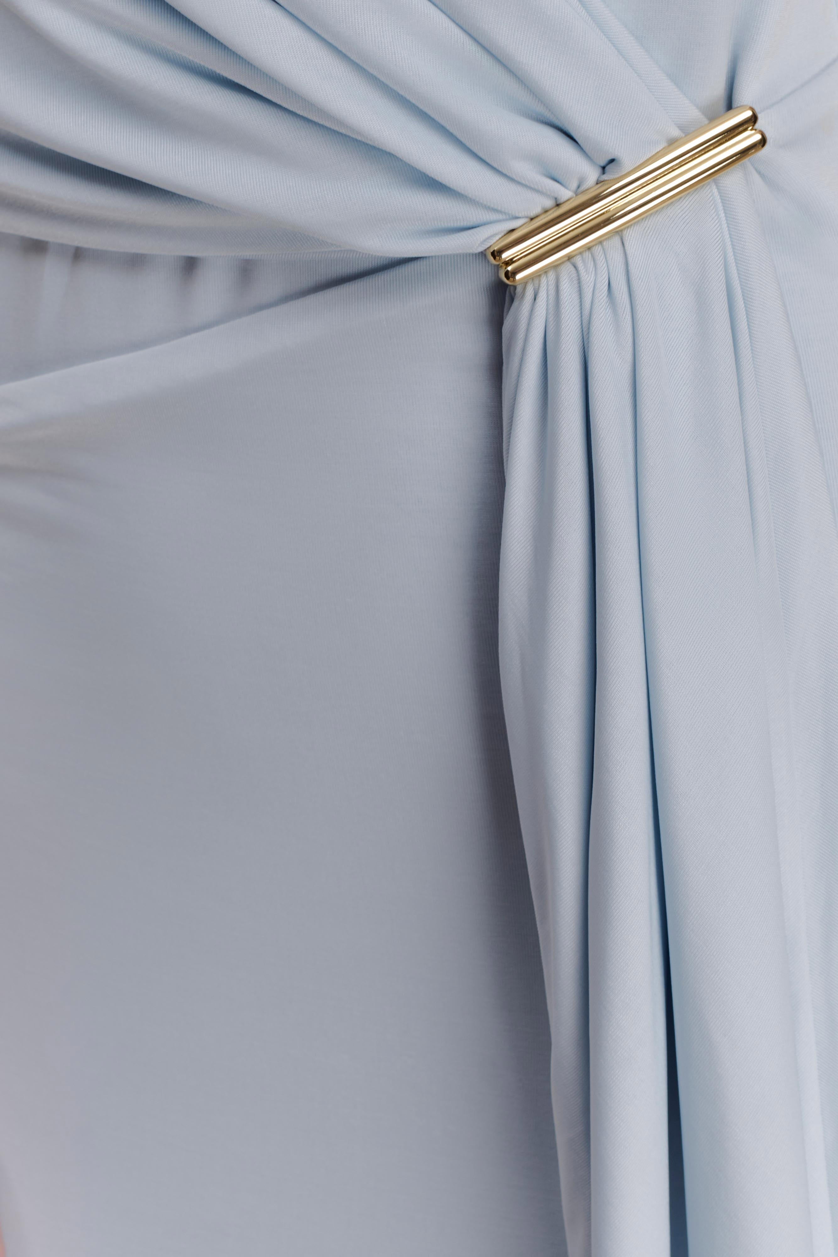 Veda Slinky Halter Maxi Dress