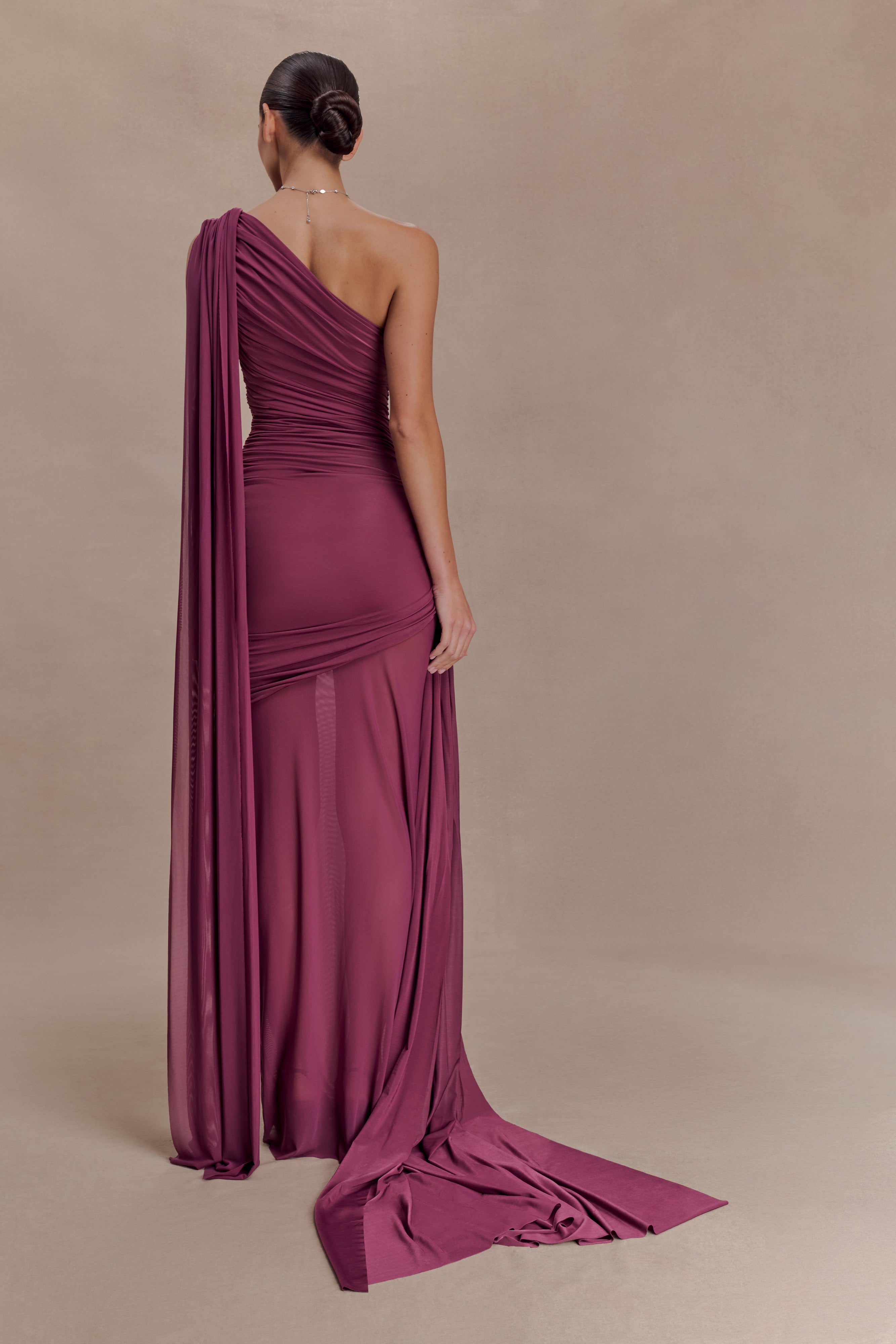 Asher Slinky One Shoulder Maxi Dress