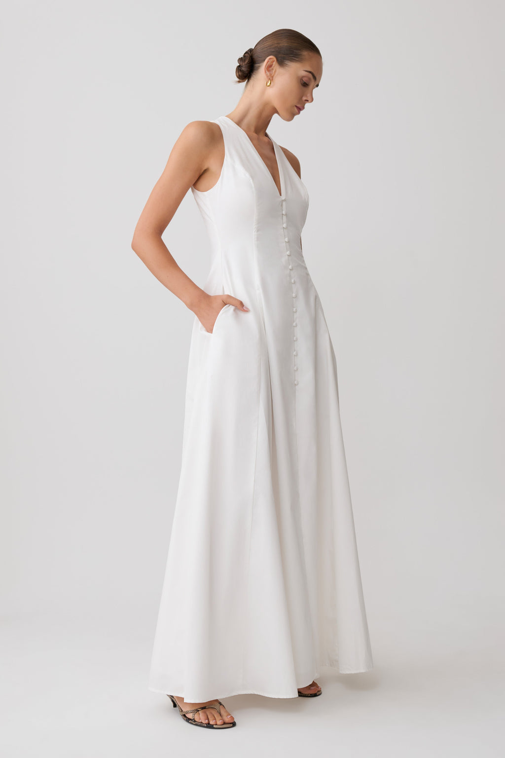 Sienna Button Down Maxi Dress