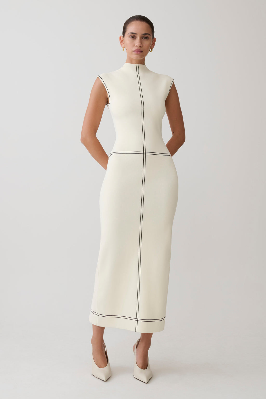 Malone Bandage Knit Midi Dress