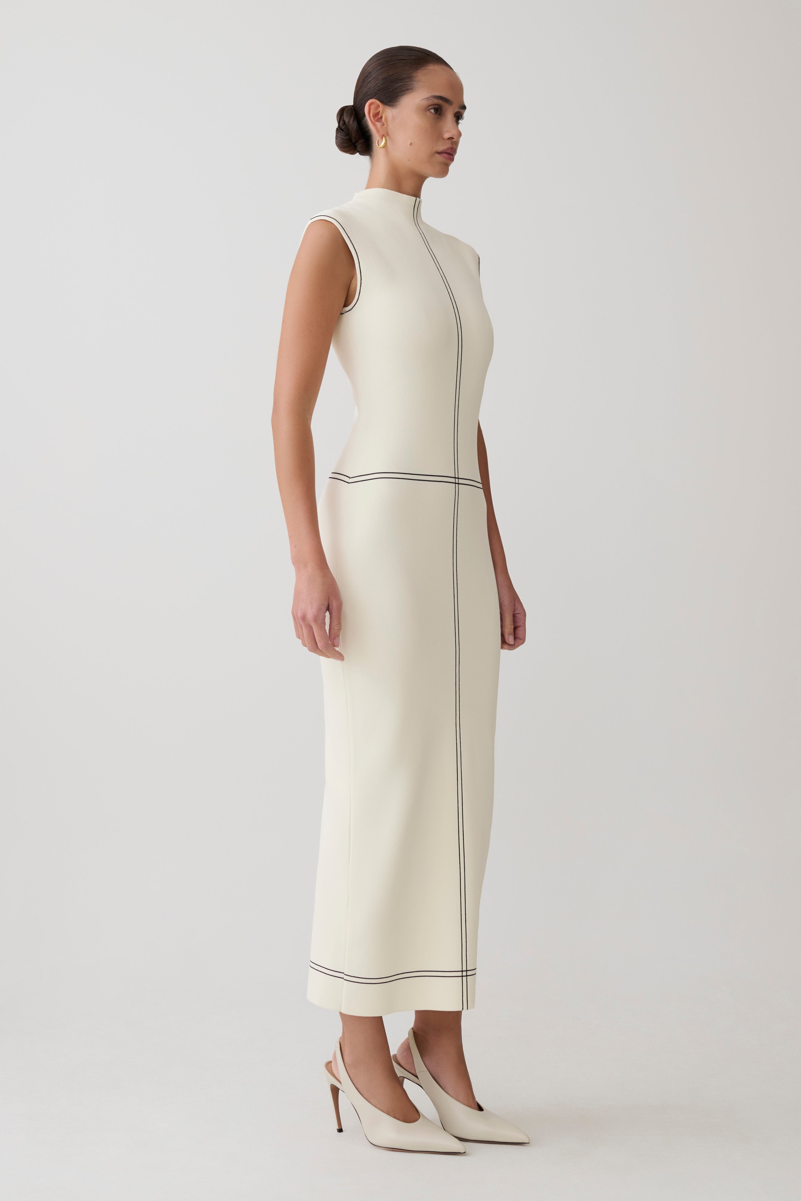 Malone Bandage Knit Midi Dress