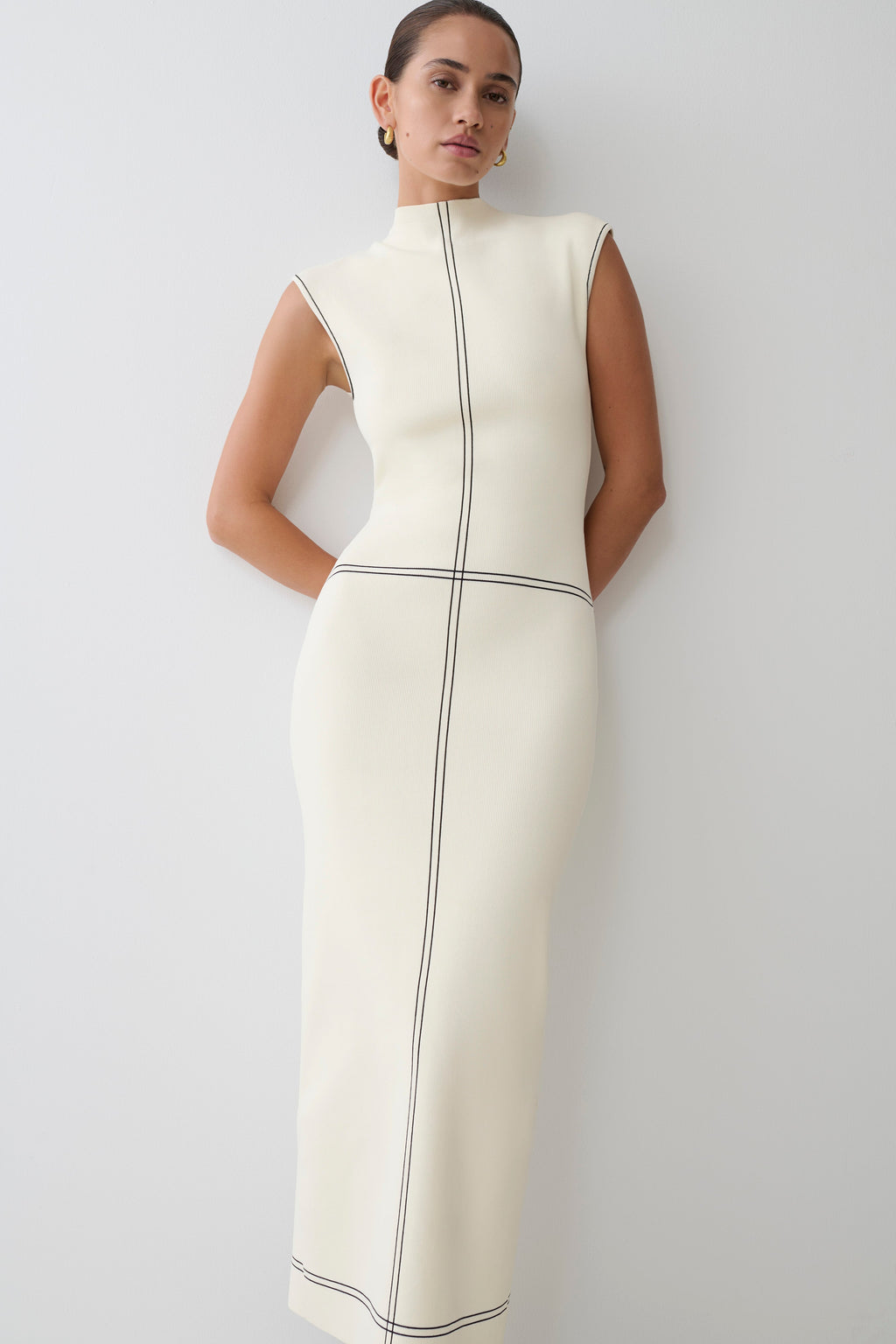 Malone Bandage Knit Midi Dress