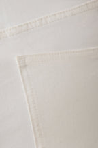 Mary Denim Capris in White – Chic&Drifts