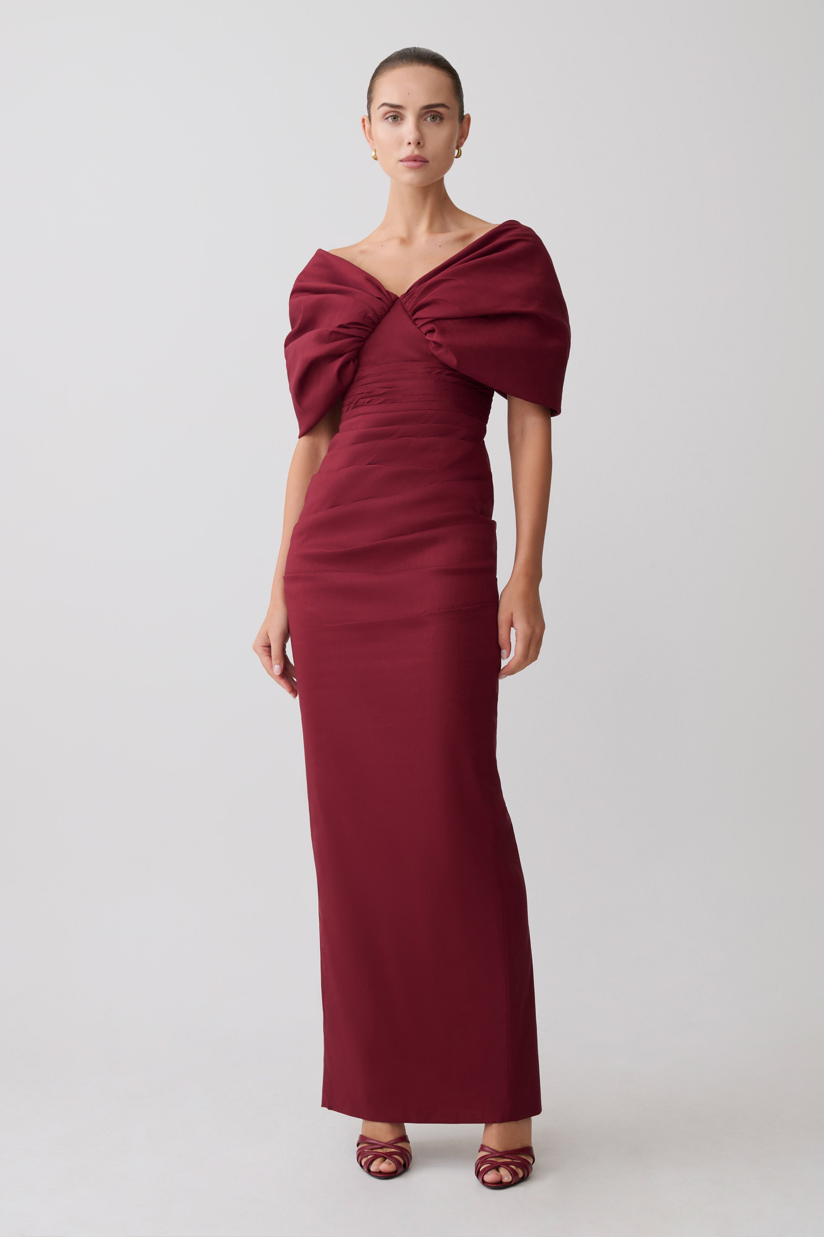 Thelma Bardot Maxi Dress