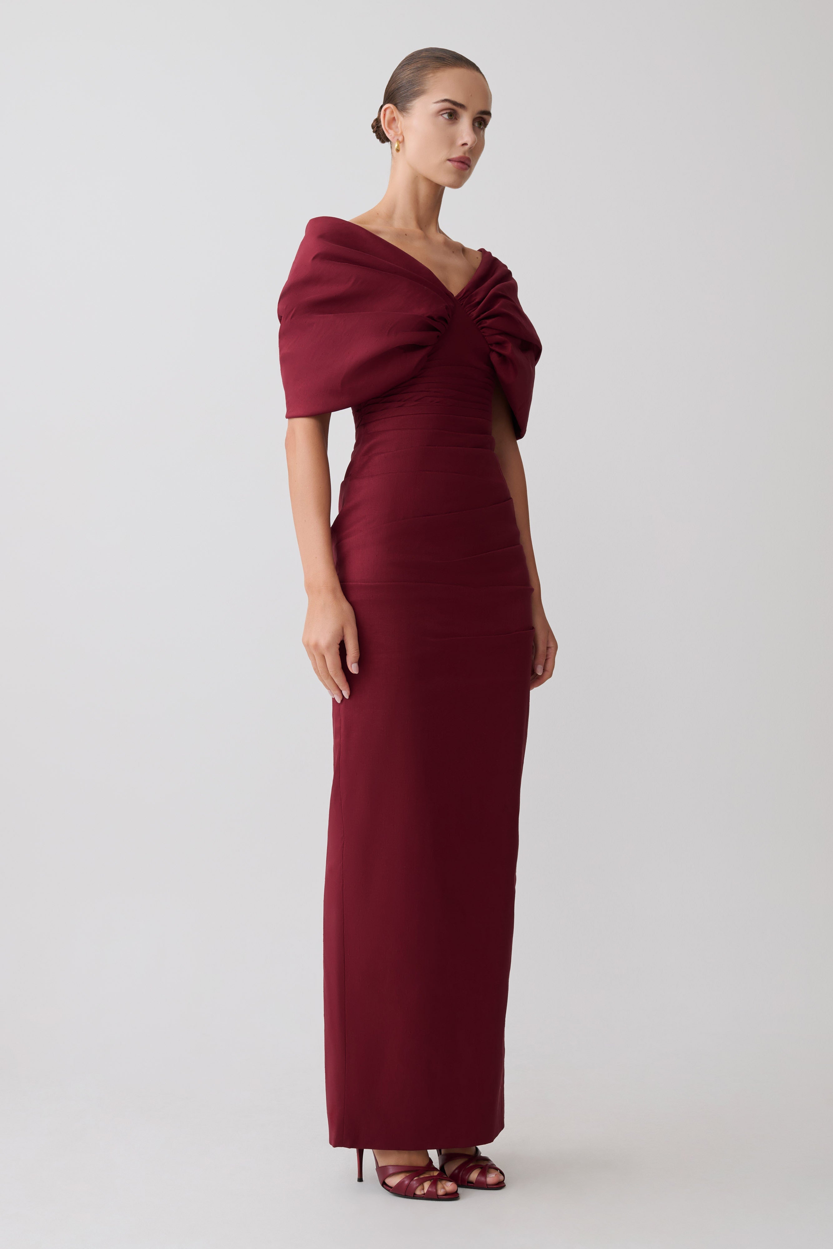 Thelma Bardot Maxi Dress