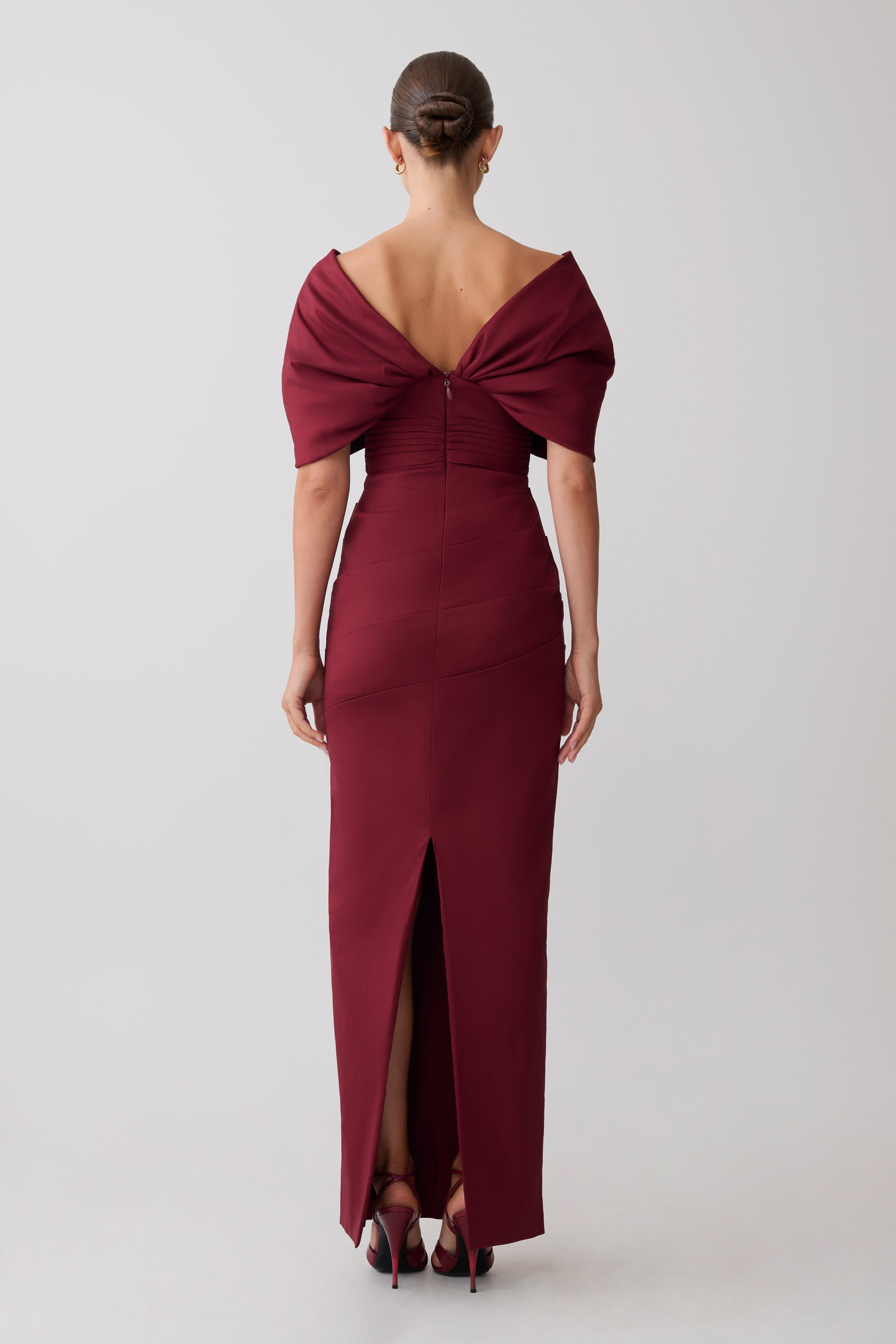 Thelma Bardot Maxi Dress