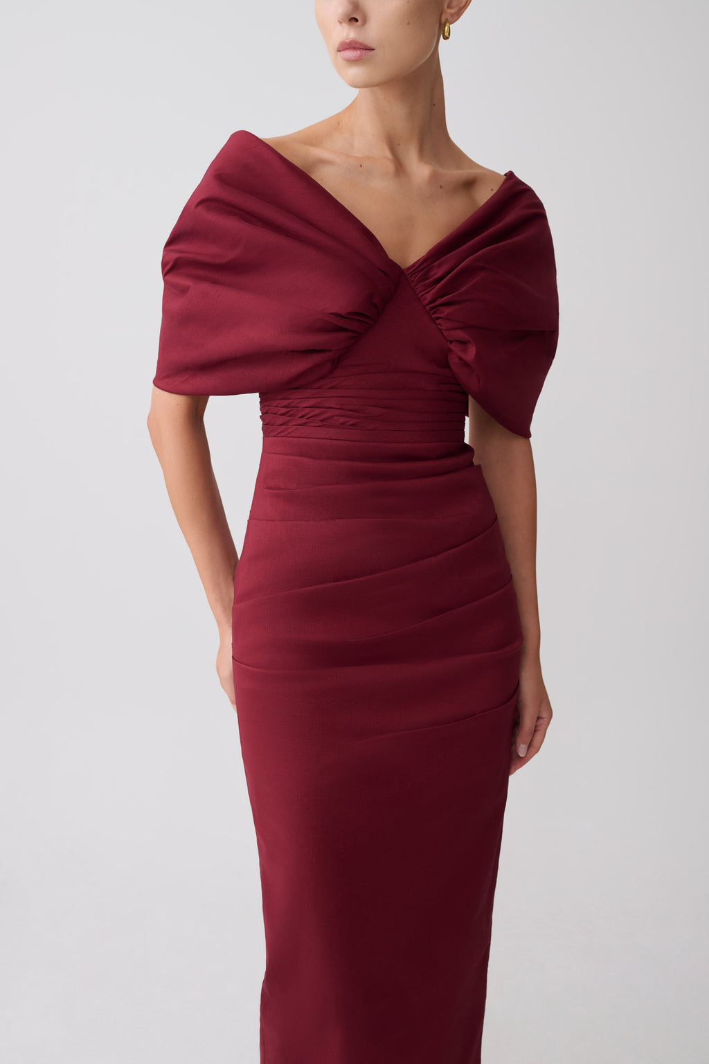 Thelma Bardot Maxi Dress