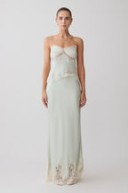 Nina Satin And Lace Camisole in Black/Ivory – Chic&Drifts