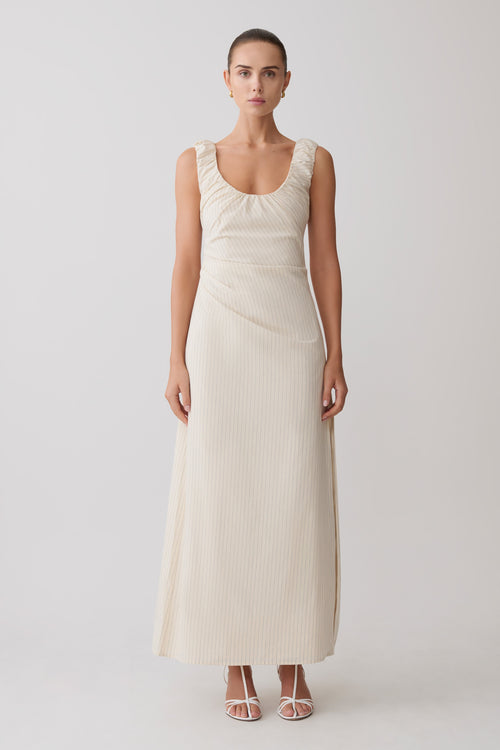 Anisa Scoop Neck Maxi Dress