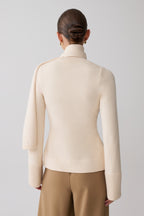 Lara Knit Cardigan With Scarf in Ivory – Chic&Drifts