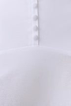 Selma Curved Waist Midi Skirt in White – Chic&Drifts