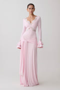 Electra Slinky Lace Maxi Dress