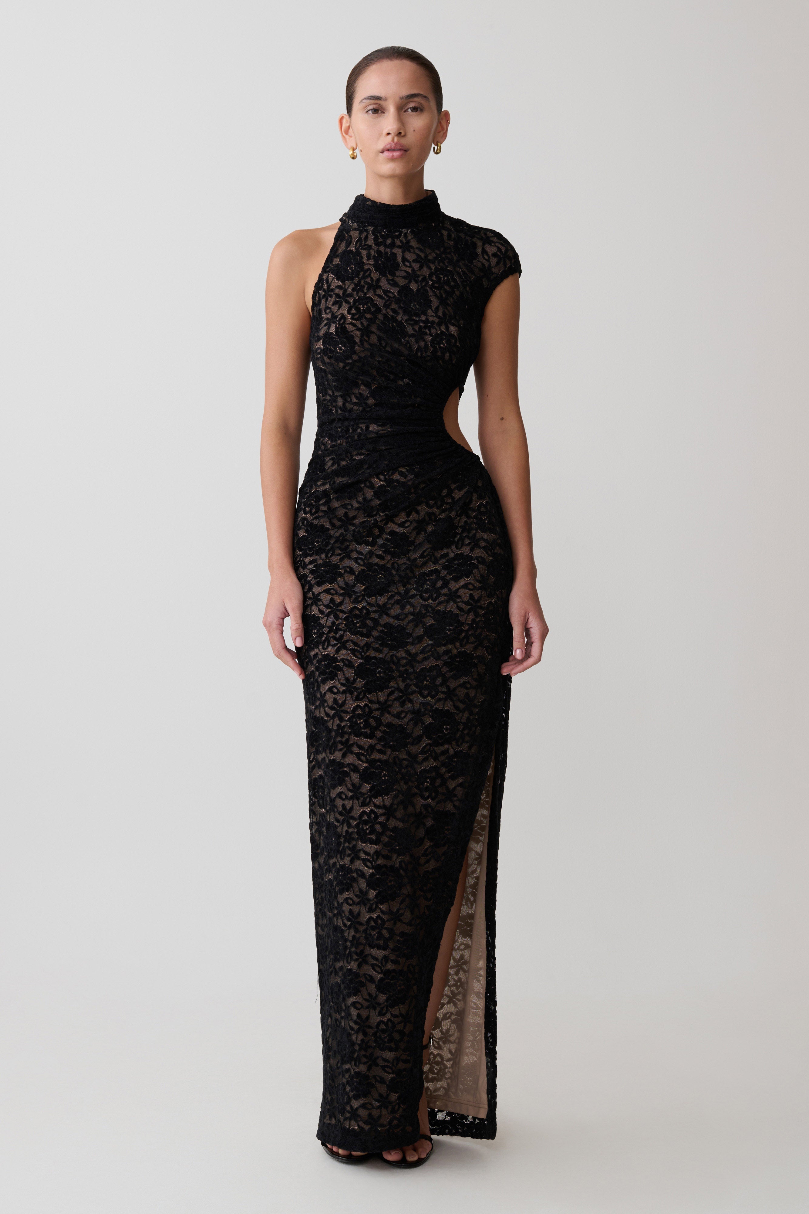 Trinh One Shoulder Maxi Dress