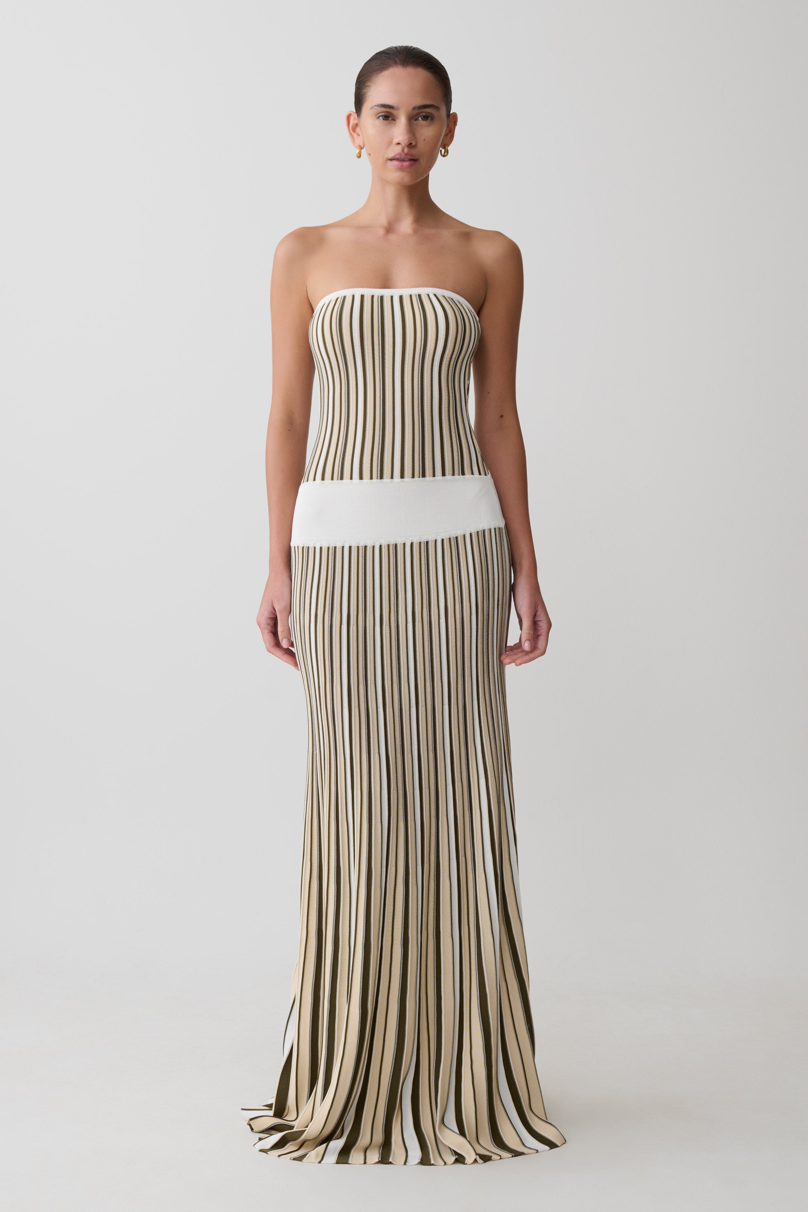 Joyce Stripe Maxi Knit Dress
