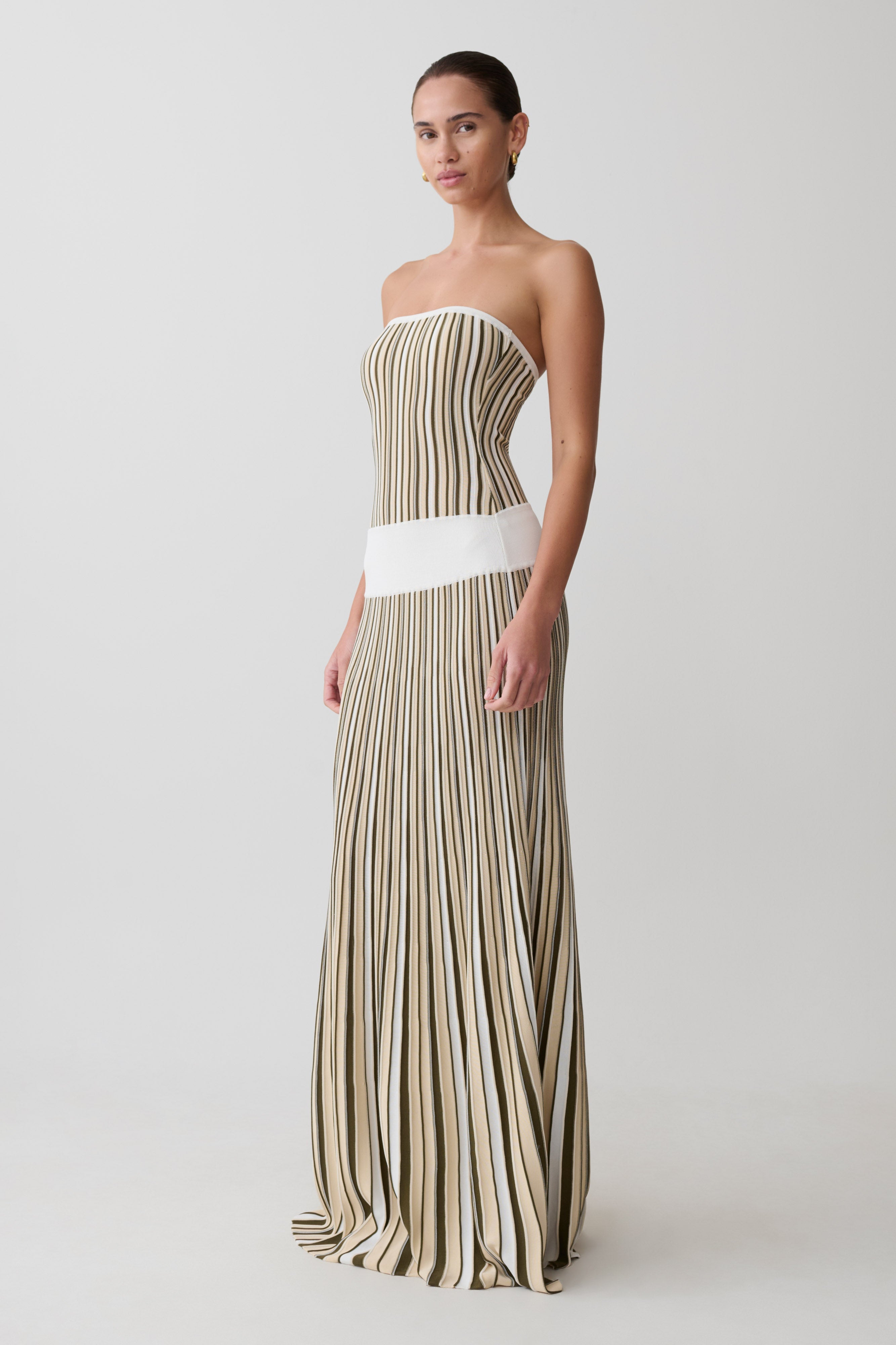Joyce Stripe Maxi Knit Dress