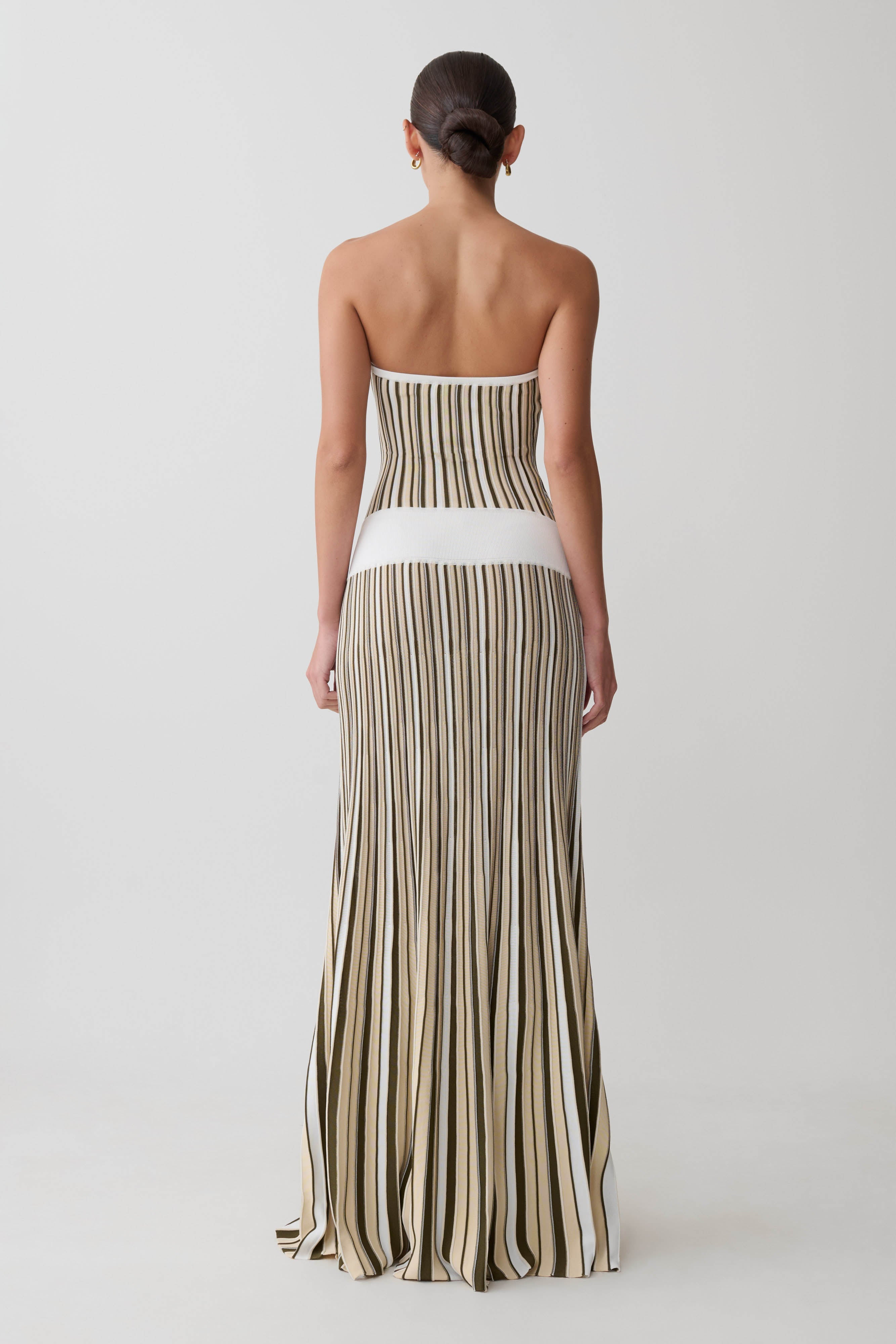 Joyce Stripe Maxi Knit Dress