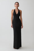 Hana Slinky Plunge Maxi Dress
