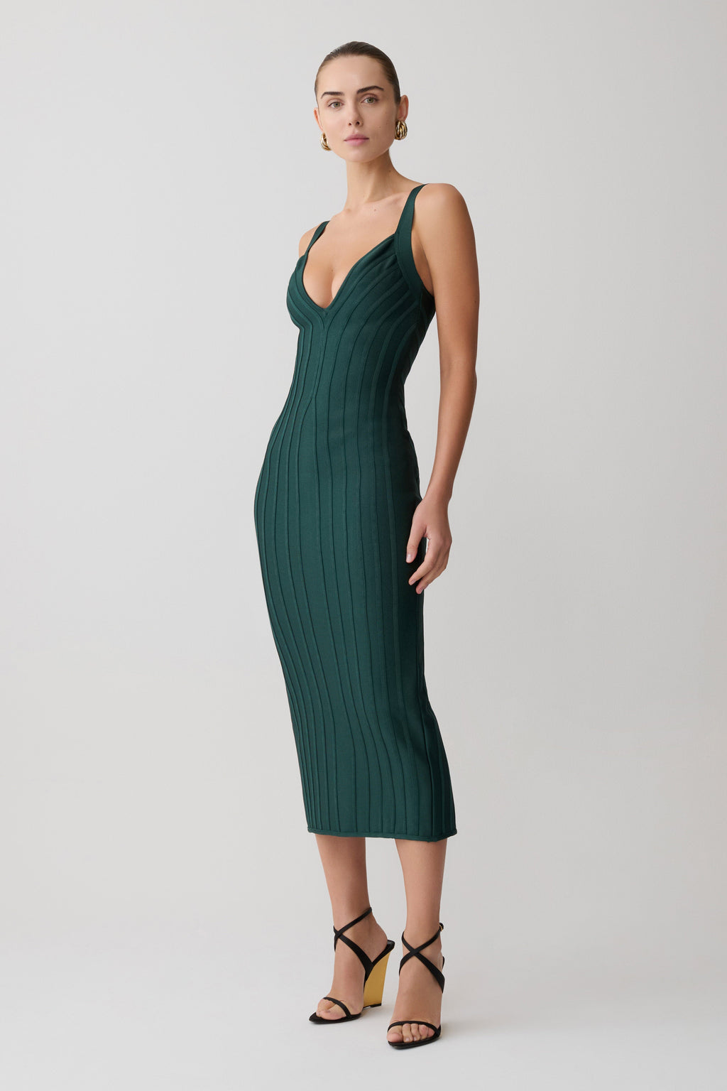 Gia Bandage Knit Midi Dress