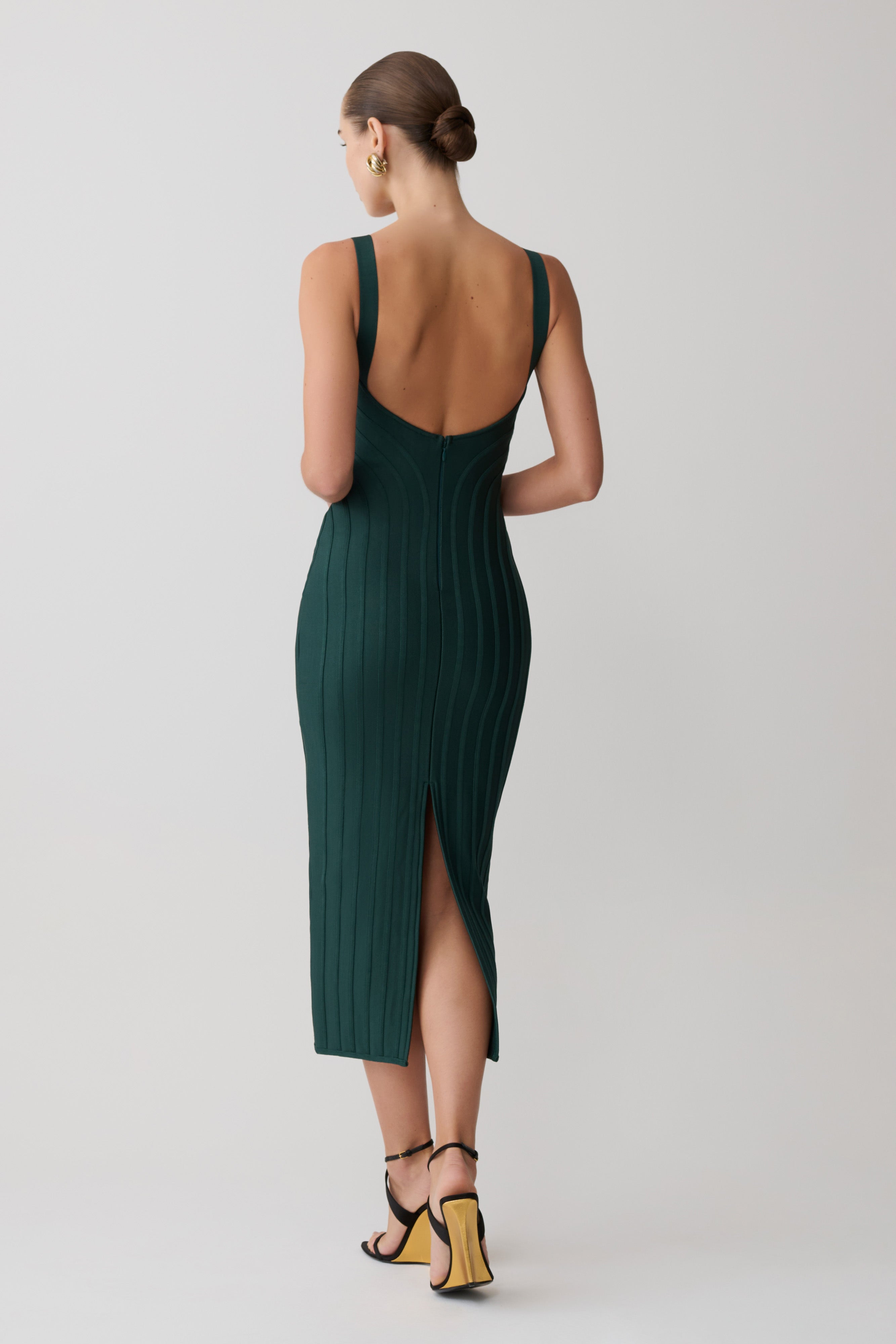 Gia Bandage Knit Midi Dress
